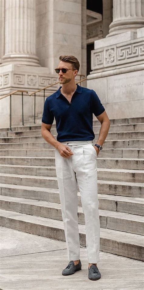 Knit Polo - Smart Casual Men Outfit Ideas
